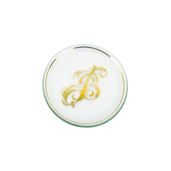 Annieglass Initial Mini Plate, B