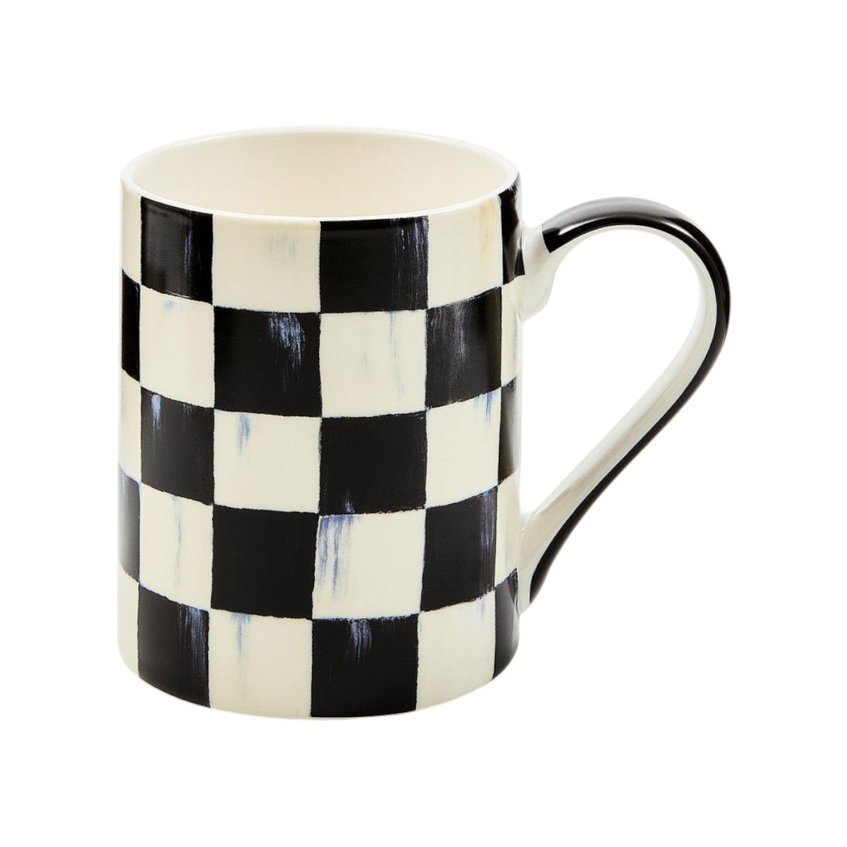 MacKenzie-Childs Stoneware Mug, Courtly Check