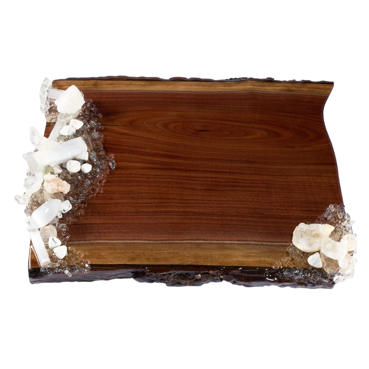 Olivia Riegel White Krystallos Kodama Charcuterie Board, Large