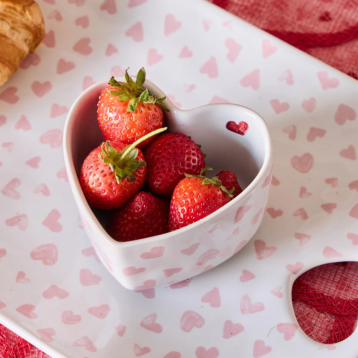 Juliska Love You More Ramekin, Pink