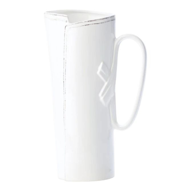 Vietri Lastra White Tavern Pitcher