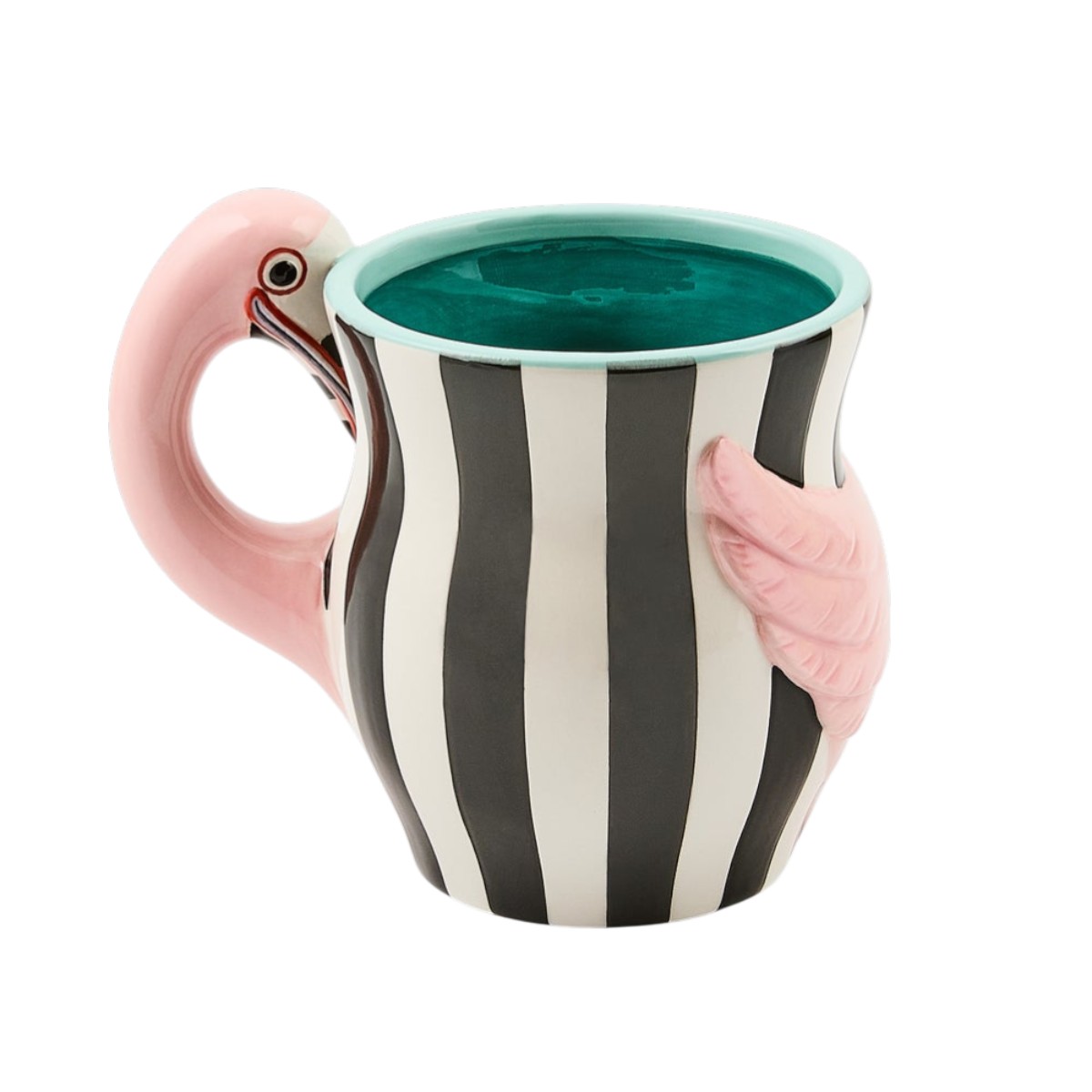 MacKenzie-Childs Patience Brewster Flamingo Ceramic Mug