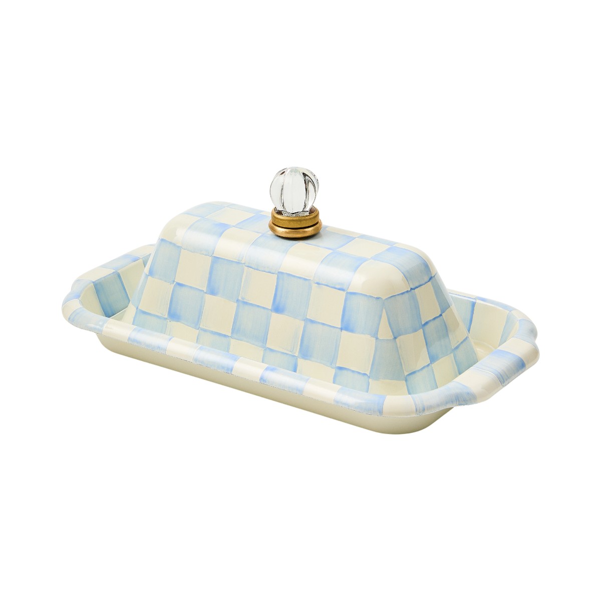 MacKenzie-Childs Butter Box, Sky Check