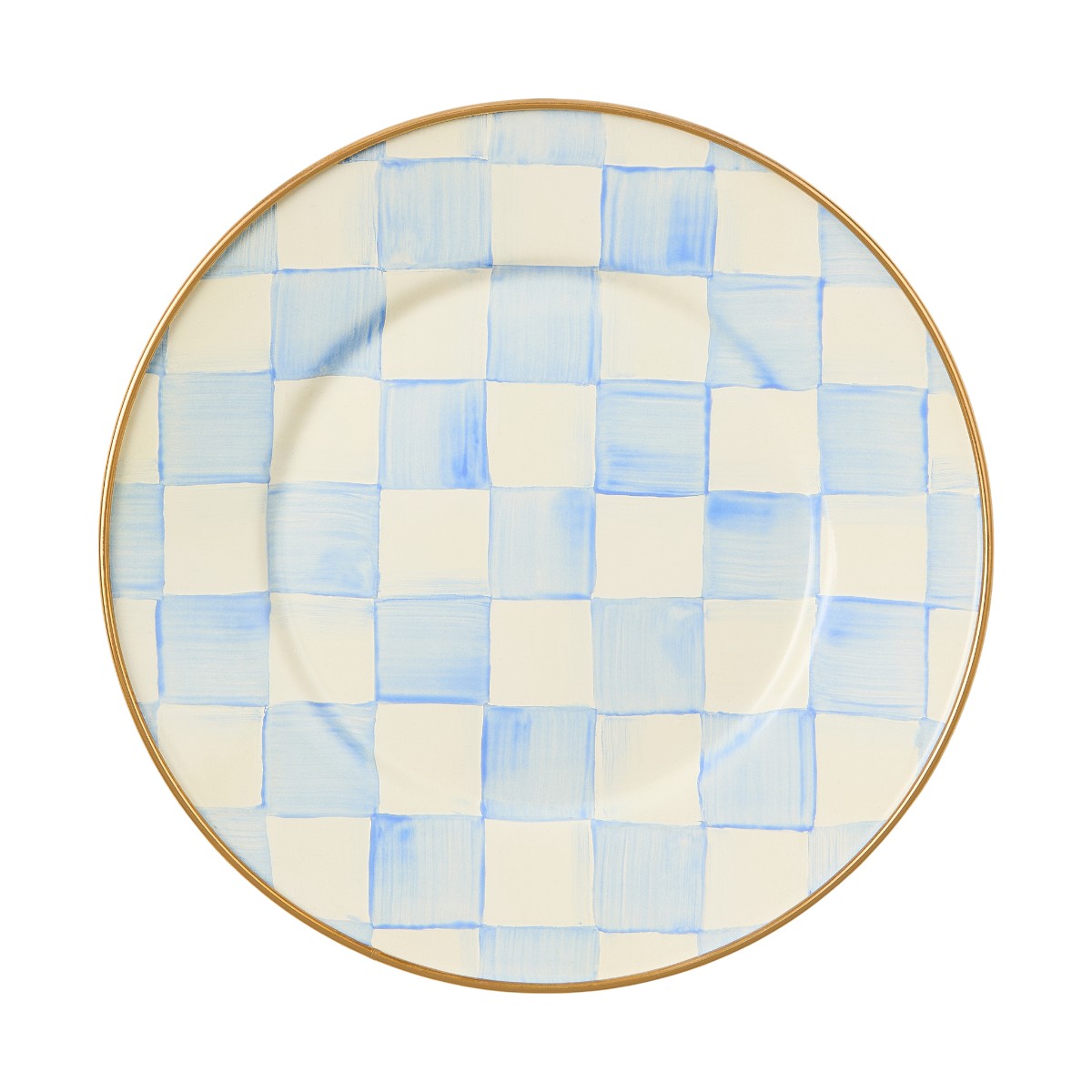 MacKenzie-Childs Dessert Plate, Sky Check