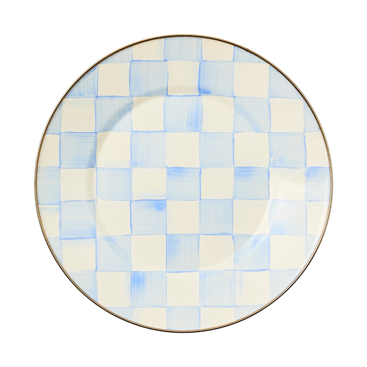 MacKenzie-Childs Dinner Plate, Sky Check