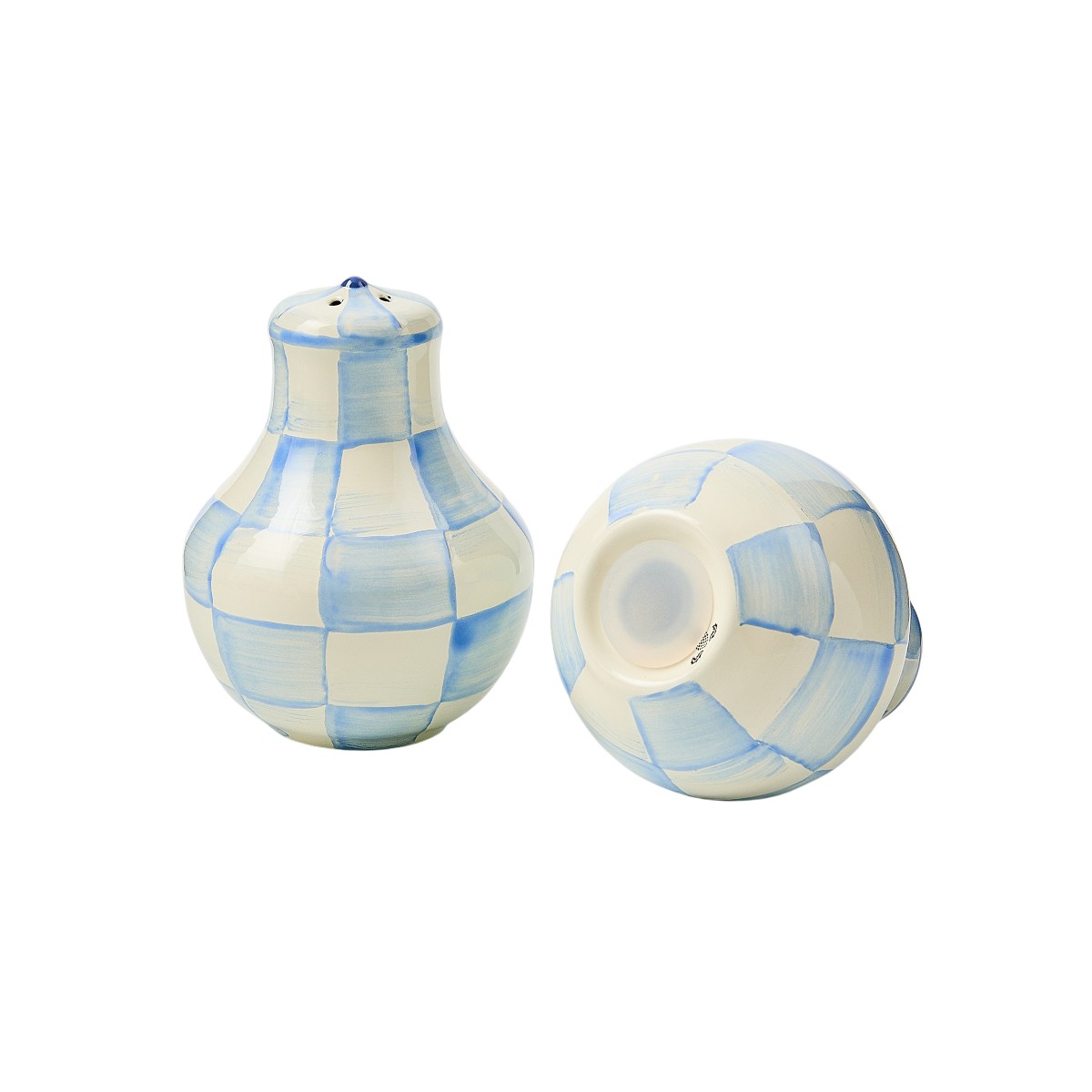 MacKenzie-Childs Salt and Pepper, Sky Check
