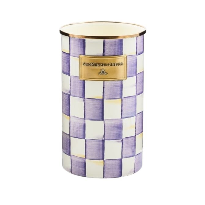 MacKenzie-Childs Utensil Holder, Violet Check