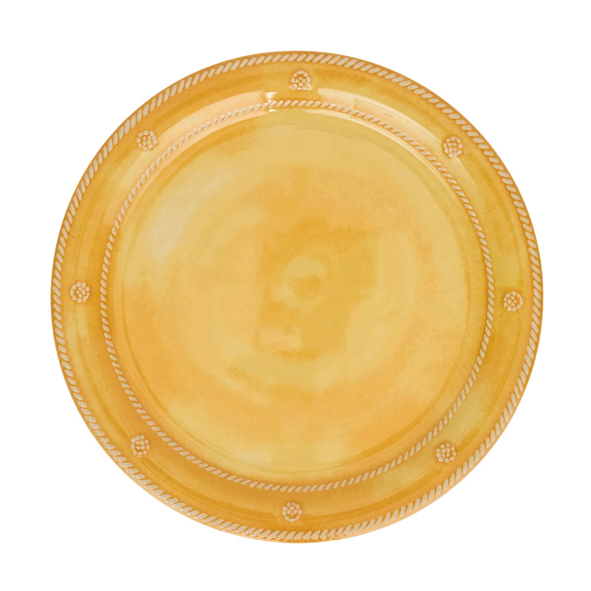 Juliska Berry & Thread Set of 4 Melamine Dinner Plates, Sunshine