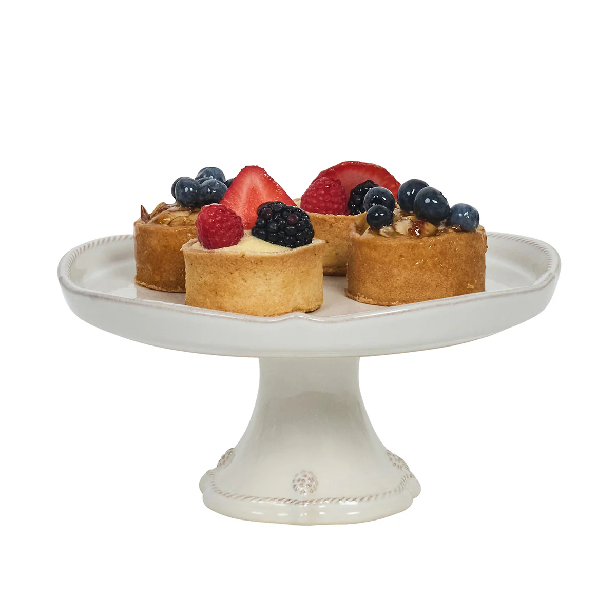 Juliska Berry & Thread Petite Cake Stand, Whitewash
