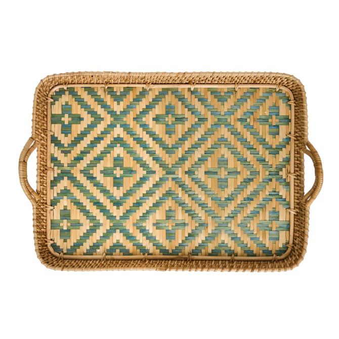 Juliska Villa Seville 18" Tray, Chambray