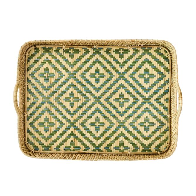 Juliska Villa Seville 21" Tray, Chambray