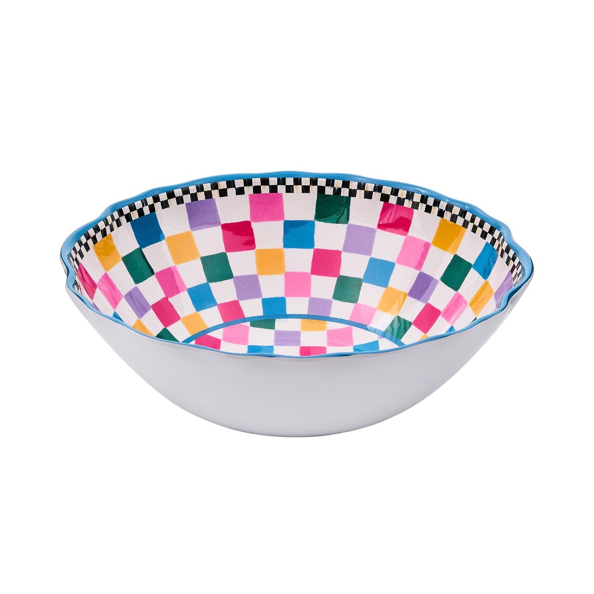 MacKenzie-Childs Melamine Serving Bowl, Jamboree