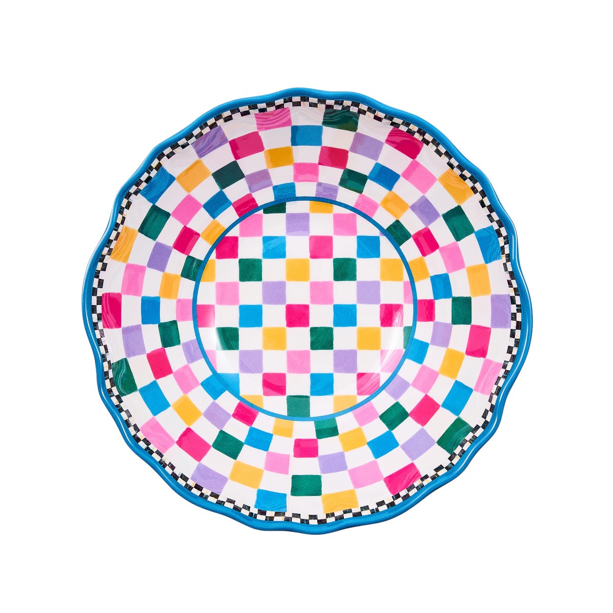 MacKenzie-Childs Melamine Serving Bowl, Jamboree