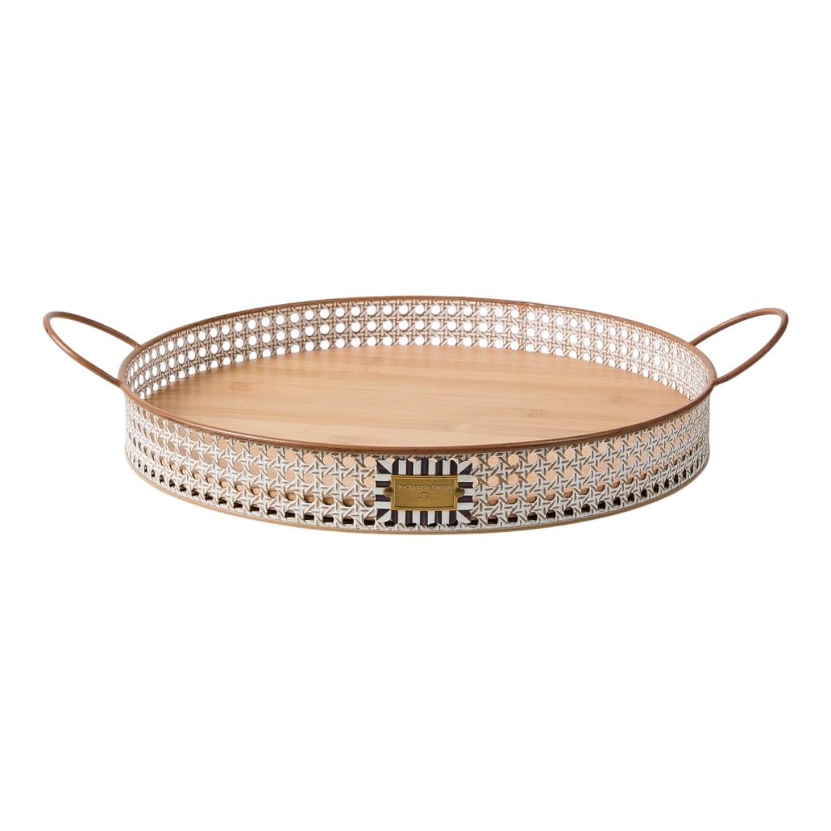 MacKenzie-Childs Cane Serving Tray, Large