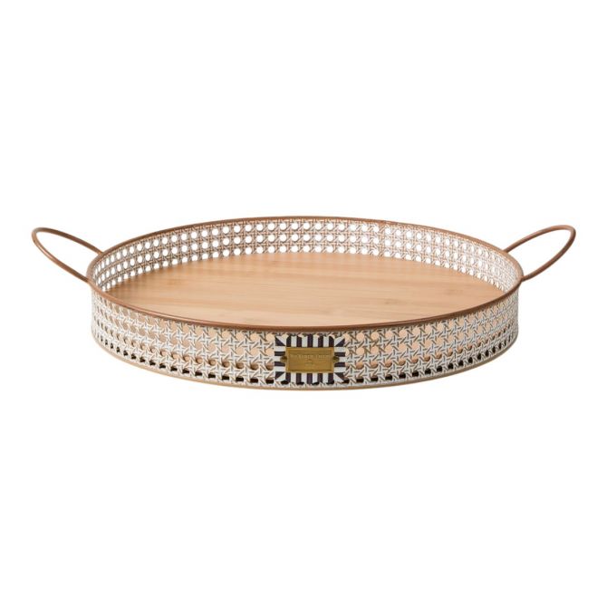 MacKenzie-Childs Cane Serving Tray, Large