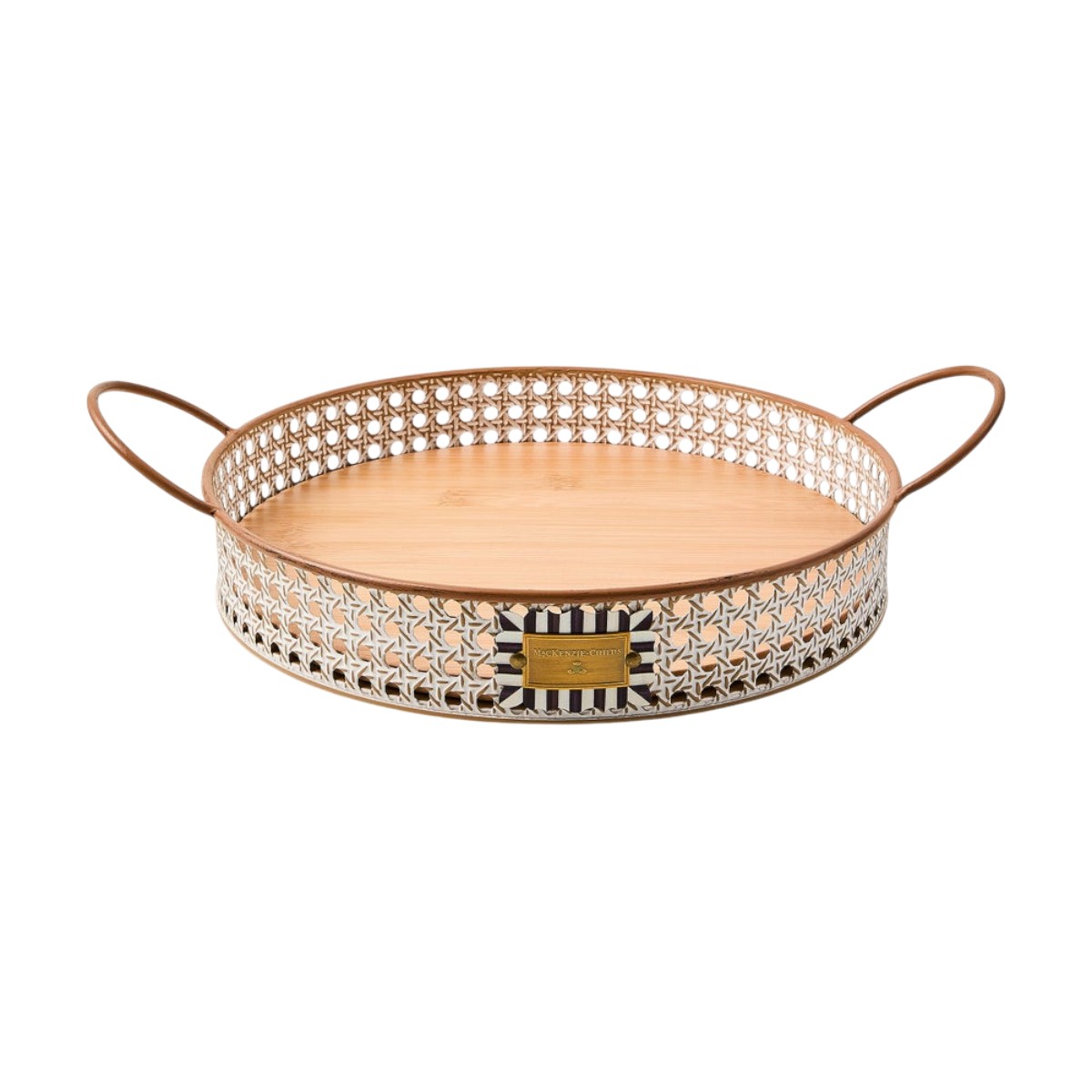 MacKenzie-Childs Cane Serving Tray, Small