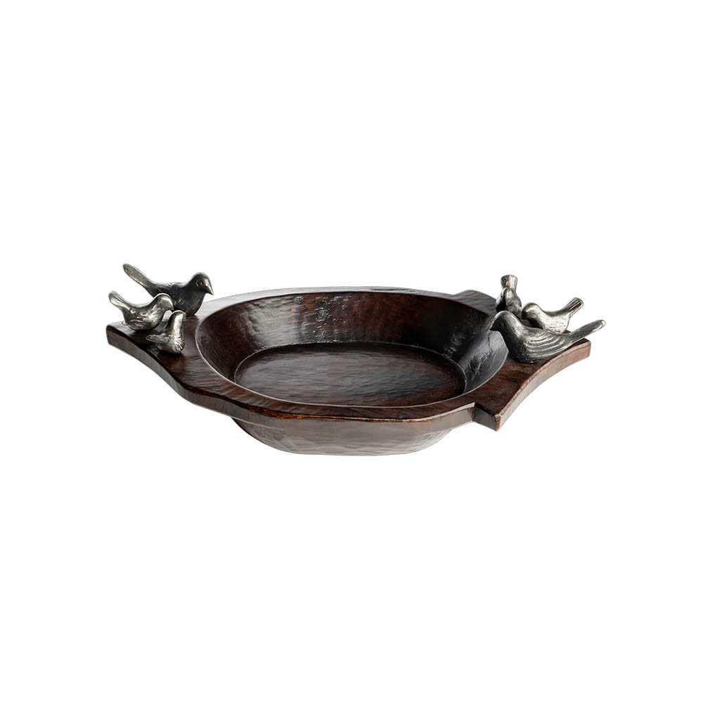 Jan Barboglio Familia d'Seis Pajaros Wood Bowl