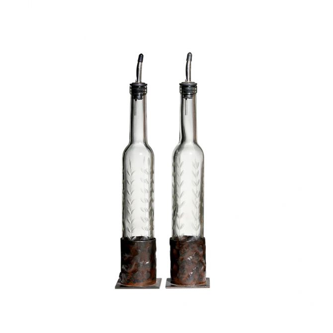 Jan Barboglio Camaradas Twin Glass Bottles