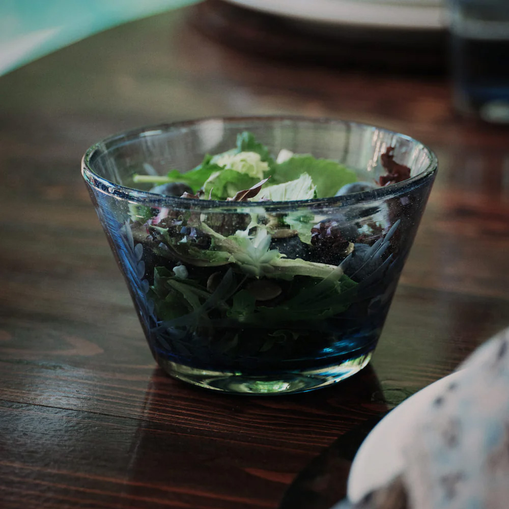 Jan Barboglio Todo Small Blue Glass Bowl