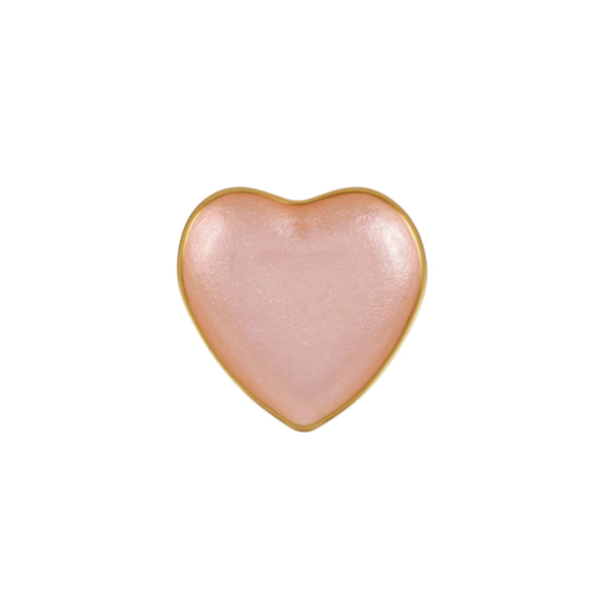 Vietri Baroque Glass Heart Cocktail Plate, Pink