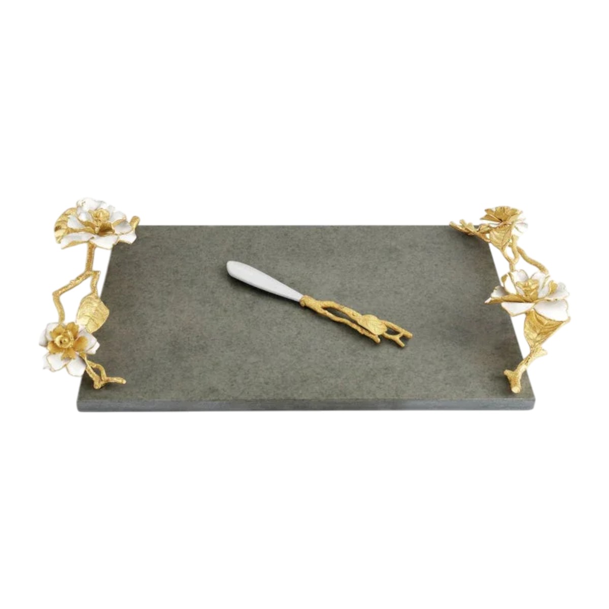 Michael Aram Gardenia Cheeseboard with Knife