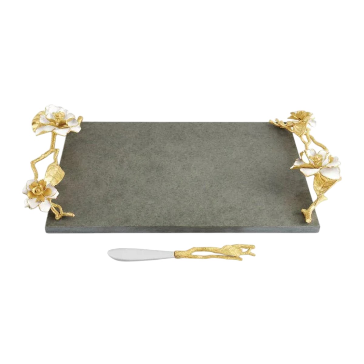 Michael Aram Gardenia Cheeseboard with Knife