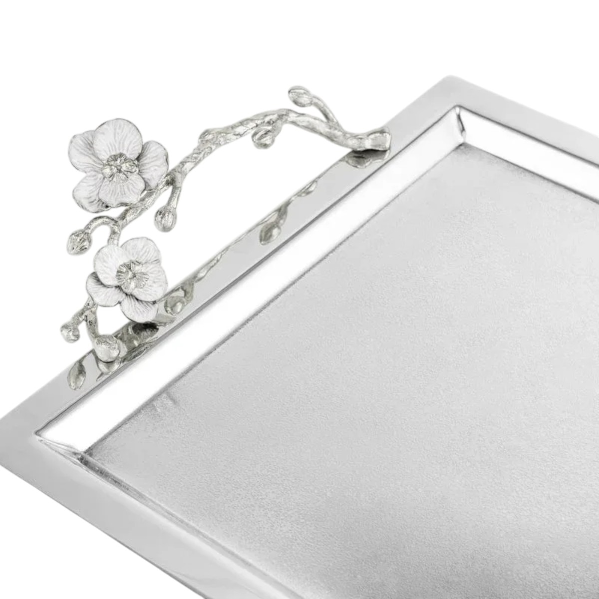 Michael Aram Silver Orchid Tray, Large