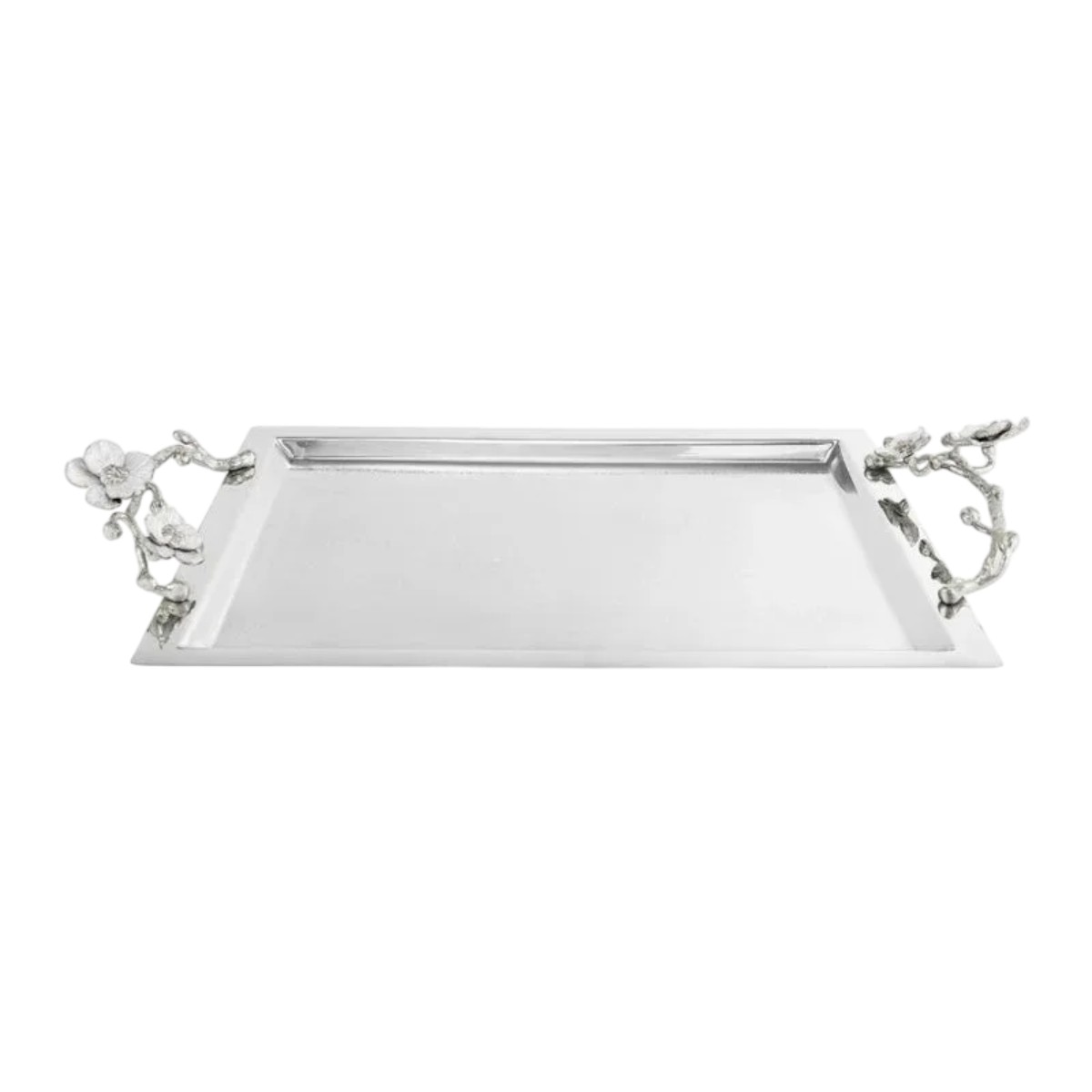 Michael Aram Silver Orchid Tray, Large