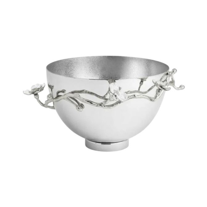 Michael Aram Silver Orchid Bowl, Medium