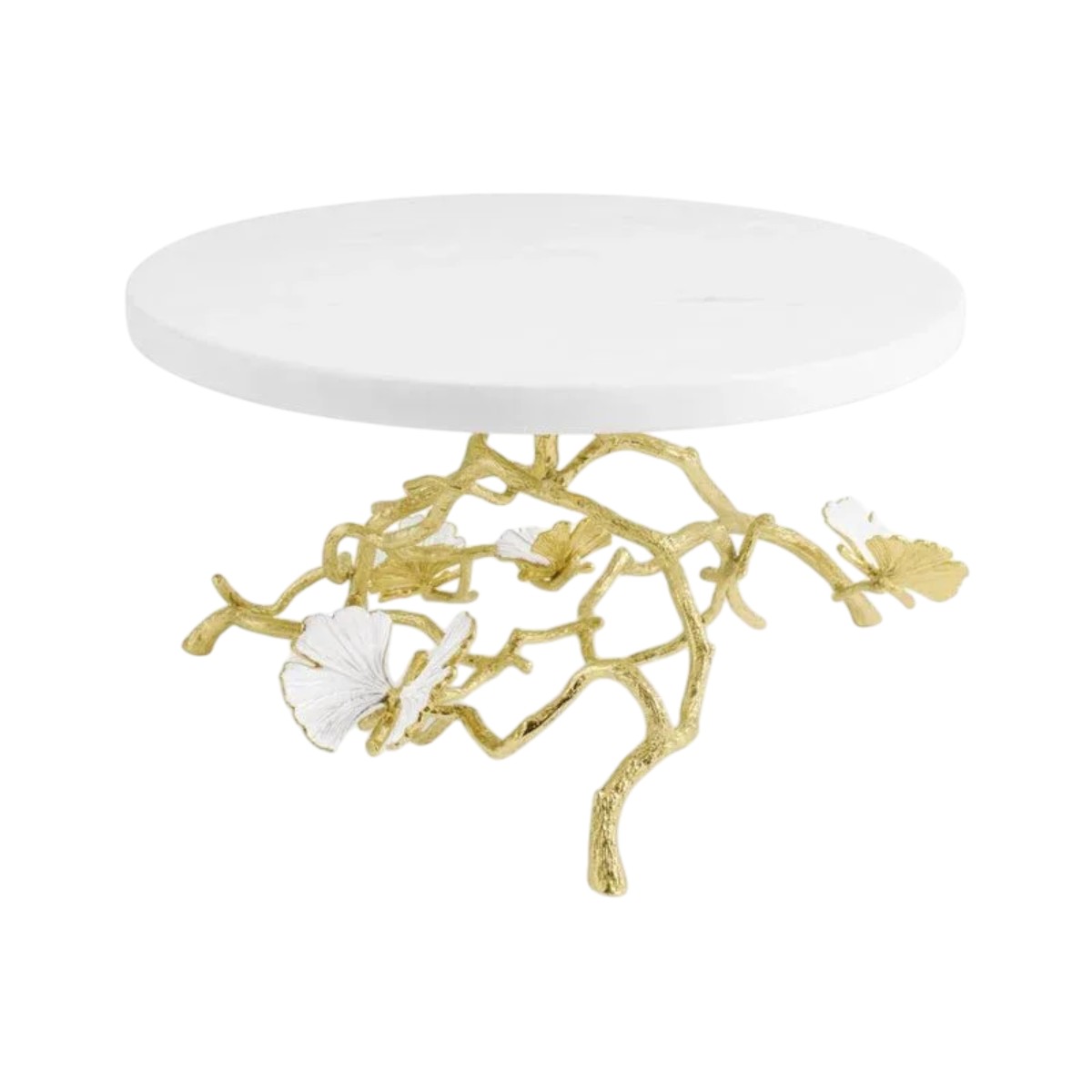 Michael Aram Butterfly Gingko Gold Cake Stand