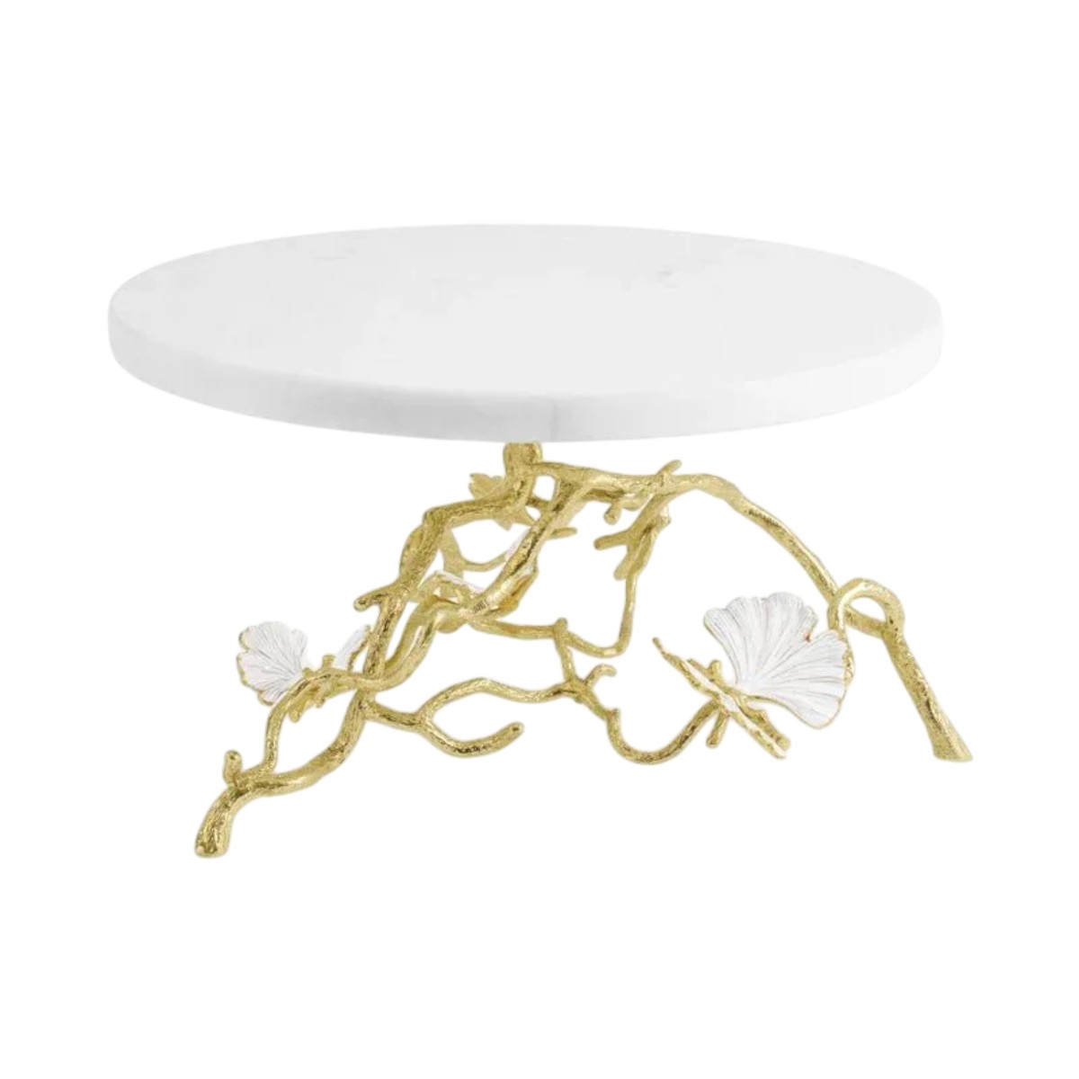 Michael Aram Butterfly Gingko Gold Cake Stand