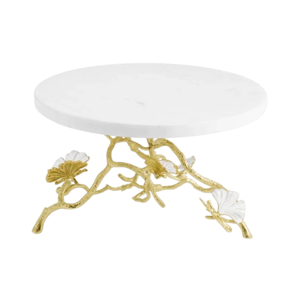 Michael Aram Butterfly Gingko Gold Cake Stand