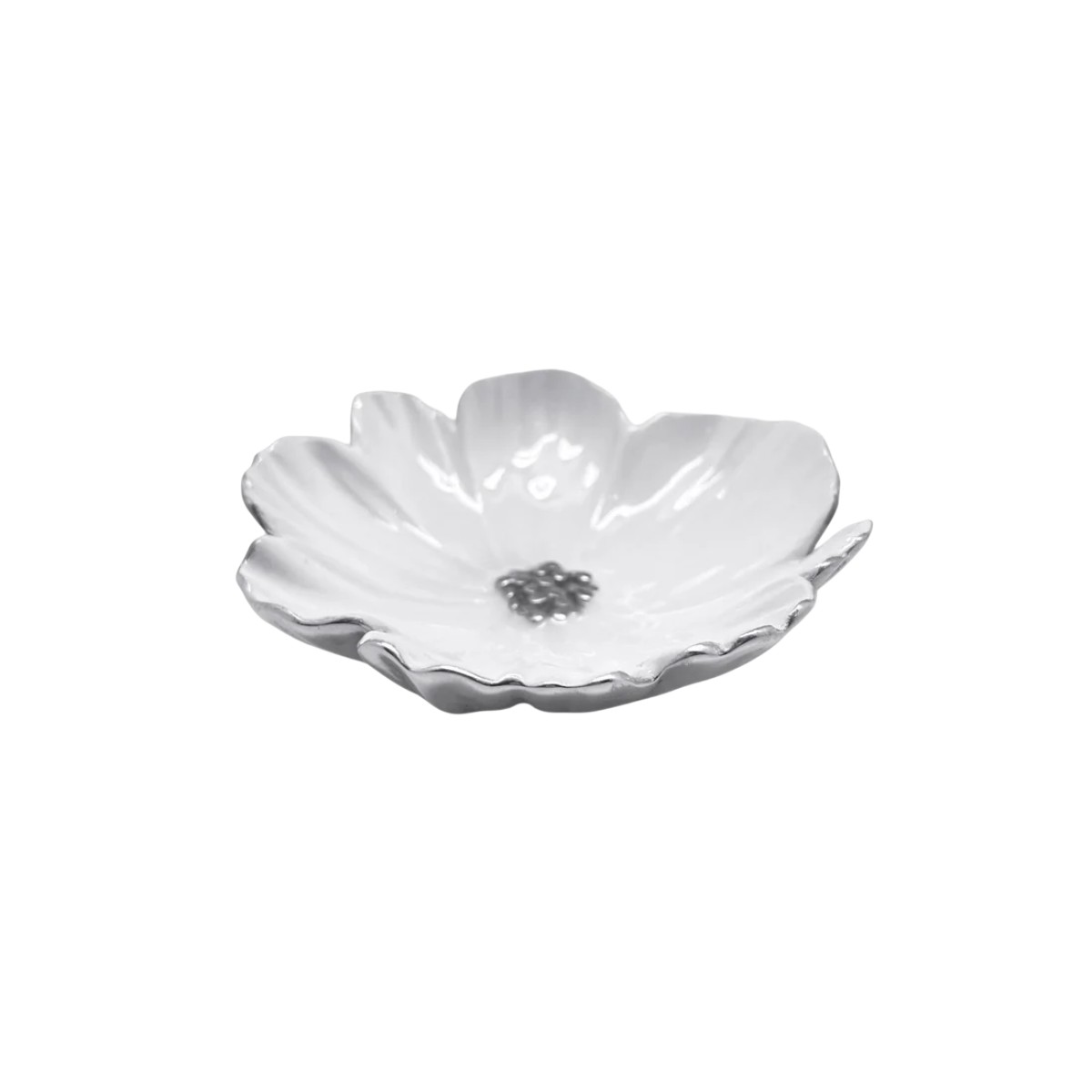 Mariposa Cosmos Dip Dish, White