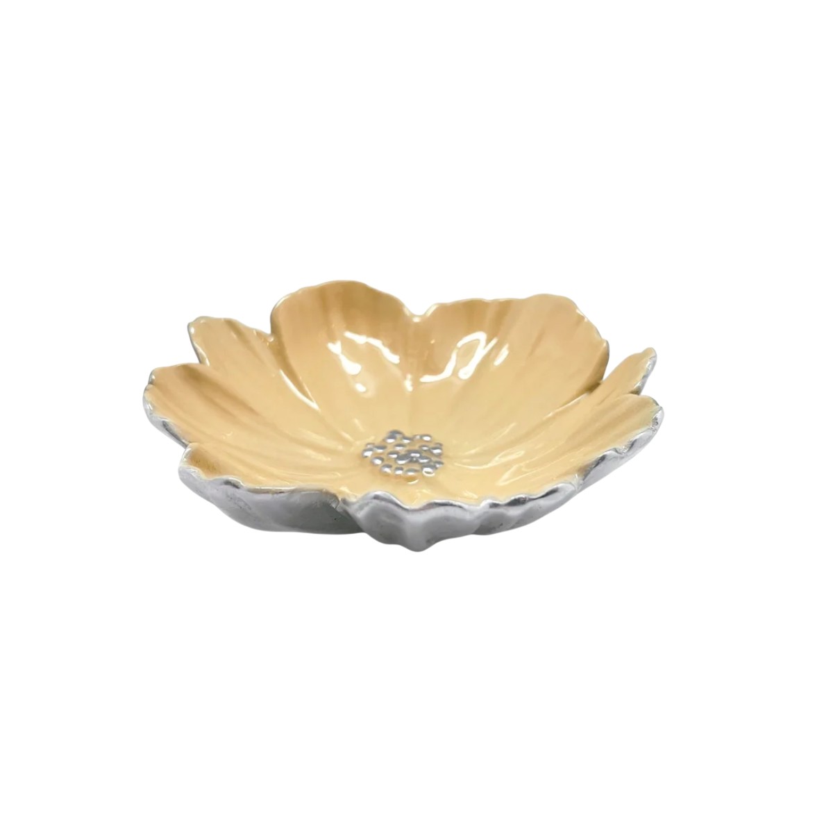 Mariposa Cosmos Dip Dish, Yellow