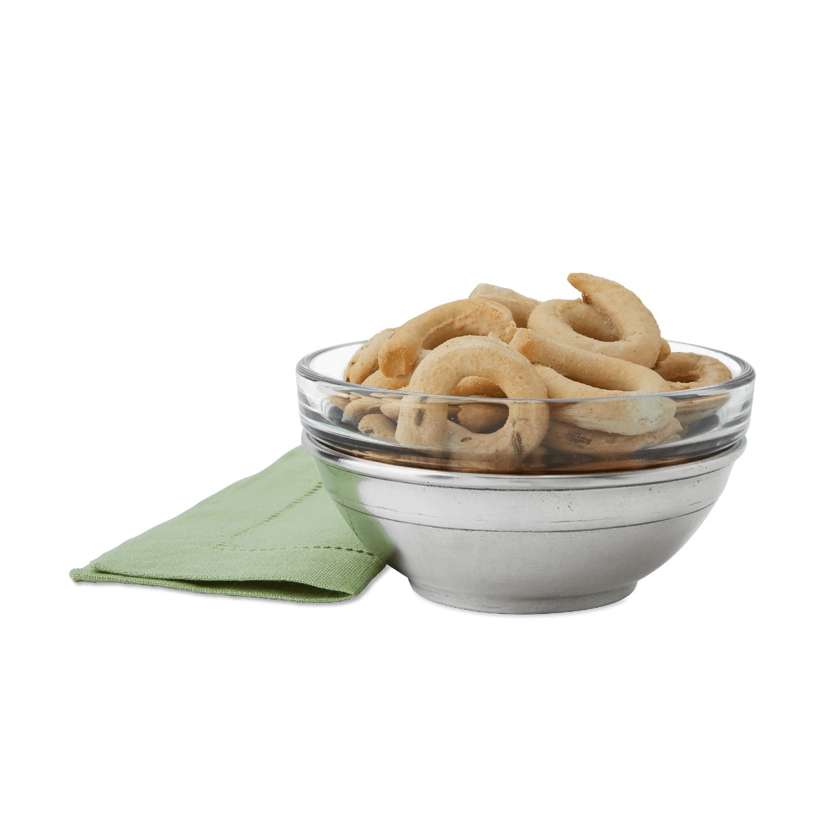 Match Pewter Condiment Dish with Glass Insert