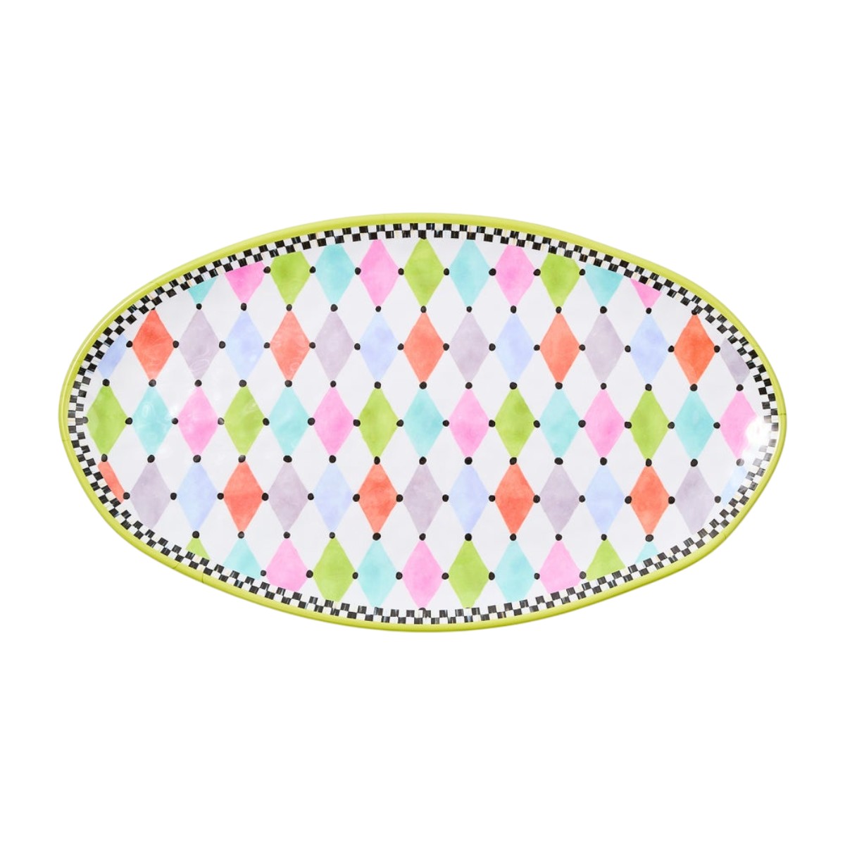MacKenzie-Childs Palm Springs Melamine Platter, Oval