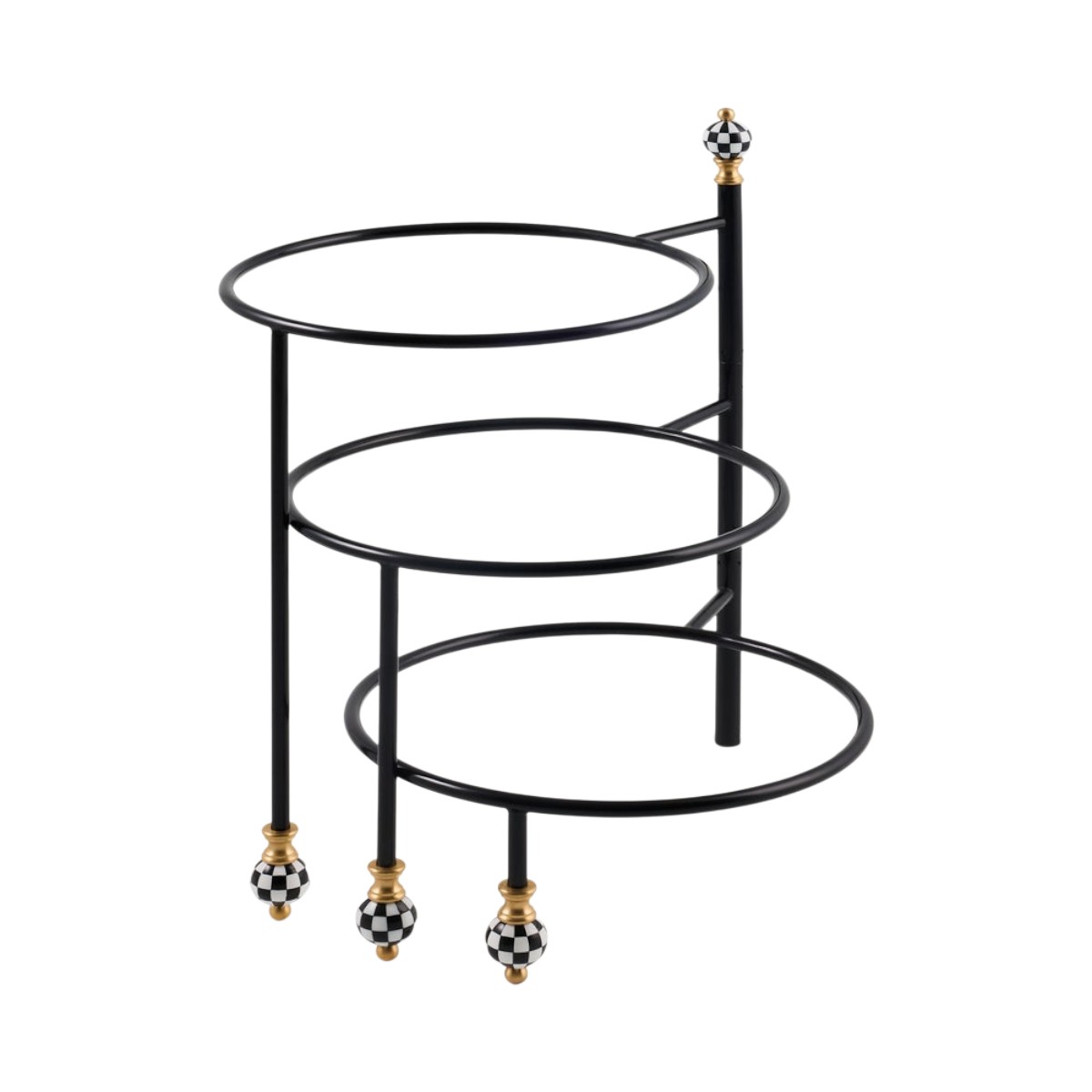 MacKenzie-Childs Check Serving Stand