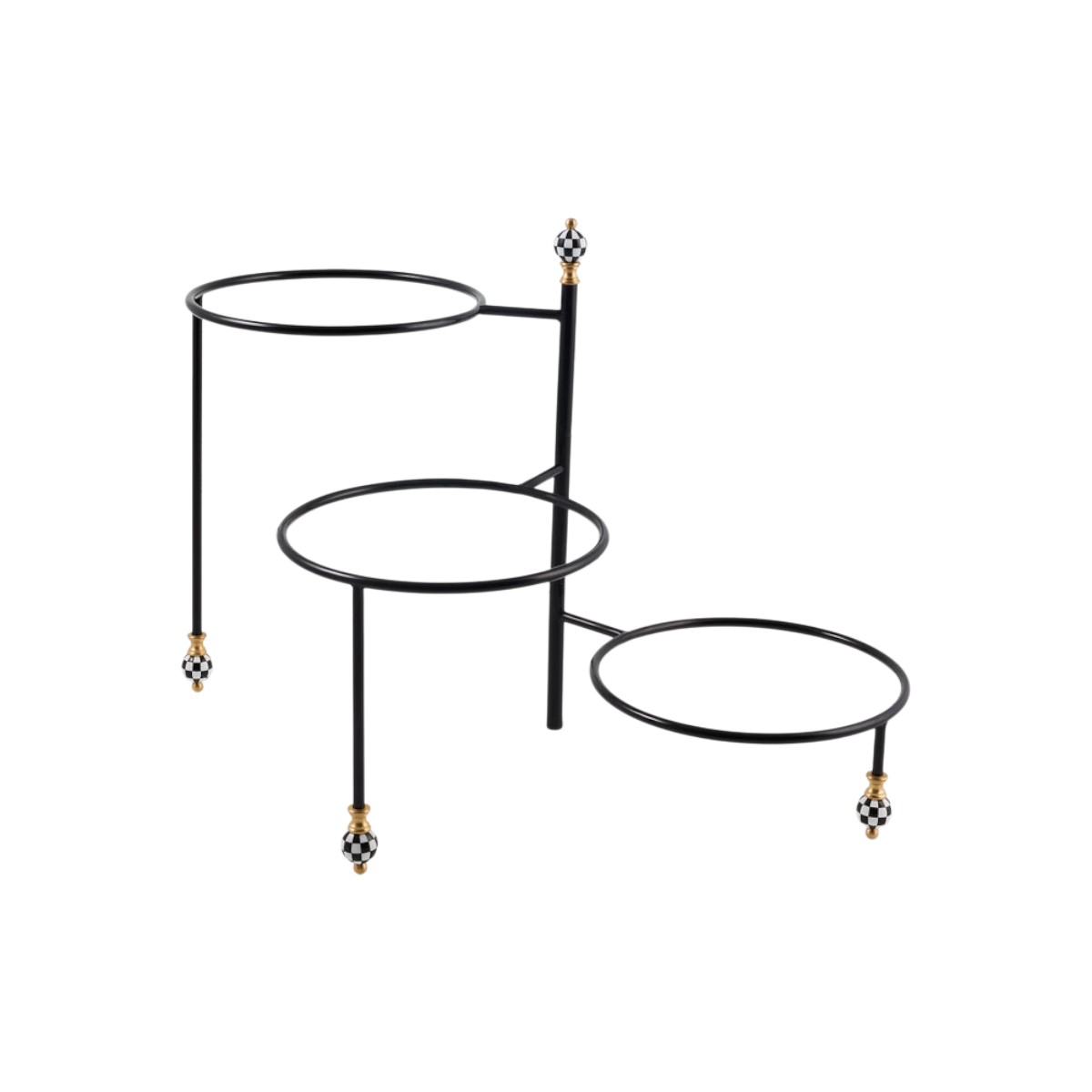 MacKenzie-Childs Check Serving Stand