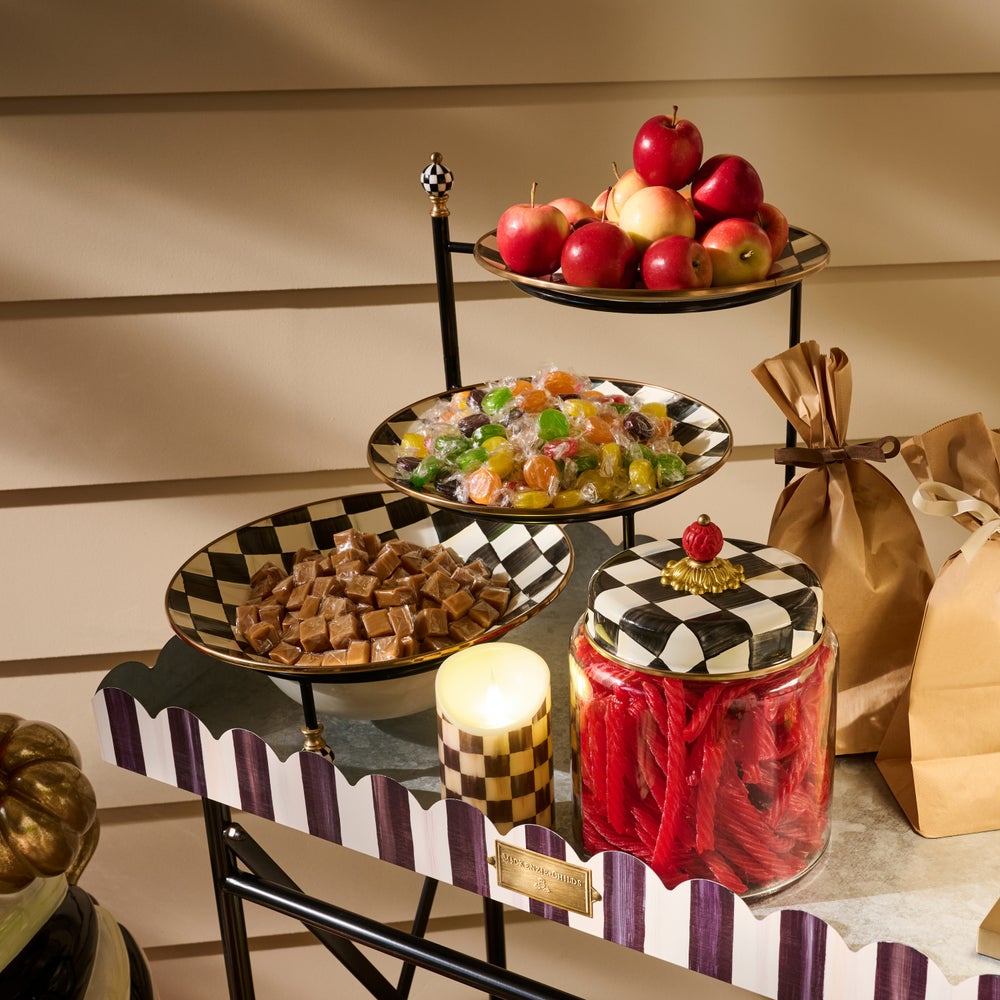MacKenzie-Childs Check Serving Stand