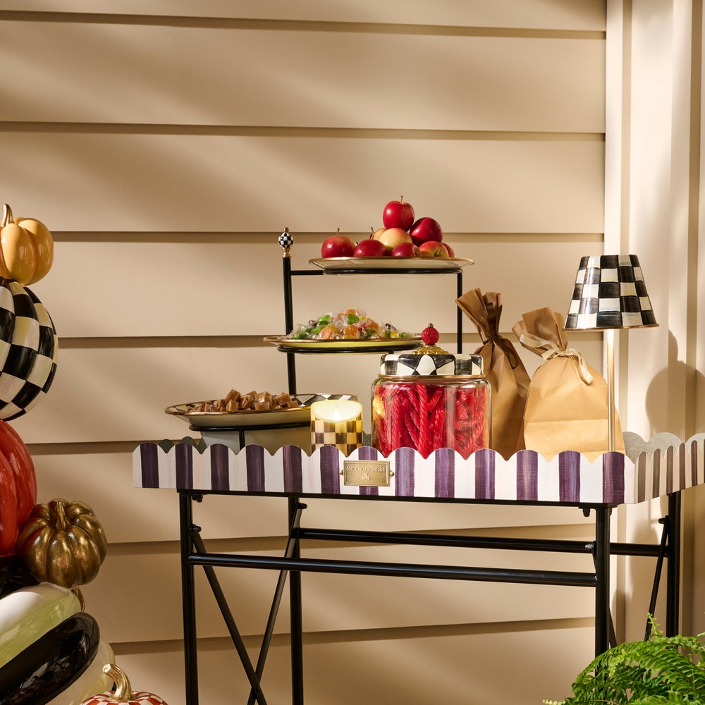 MacKenzie-Childs Check Serving Stand