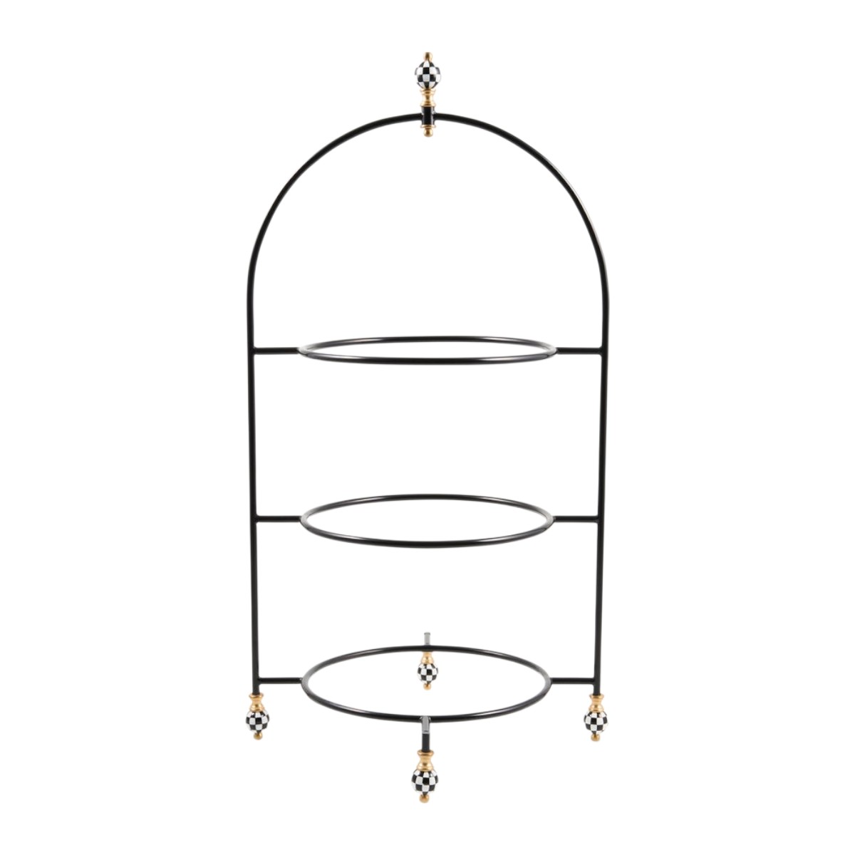 MacKenzie-Childs Check Plate Stand, Large