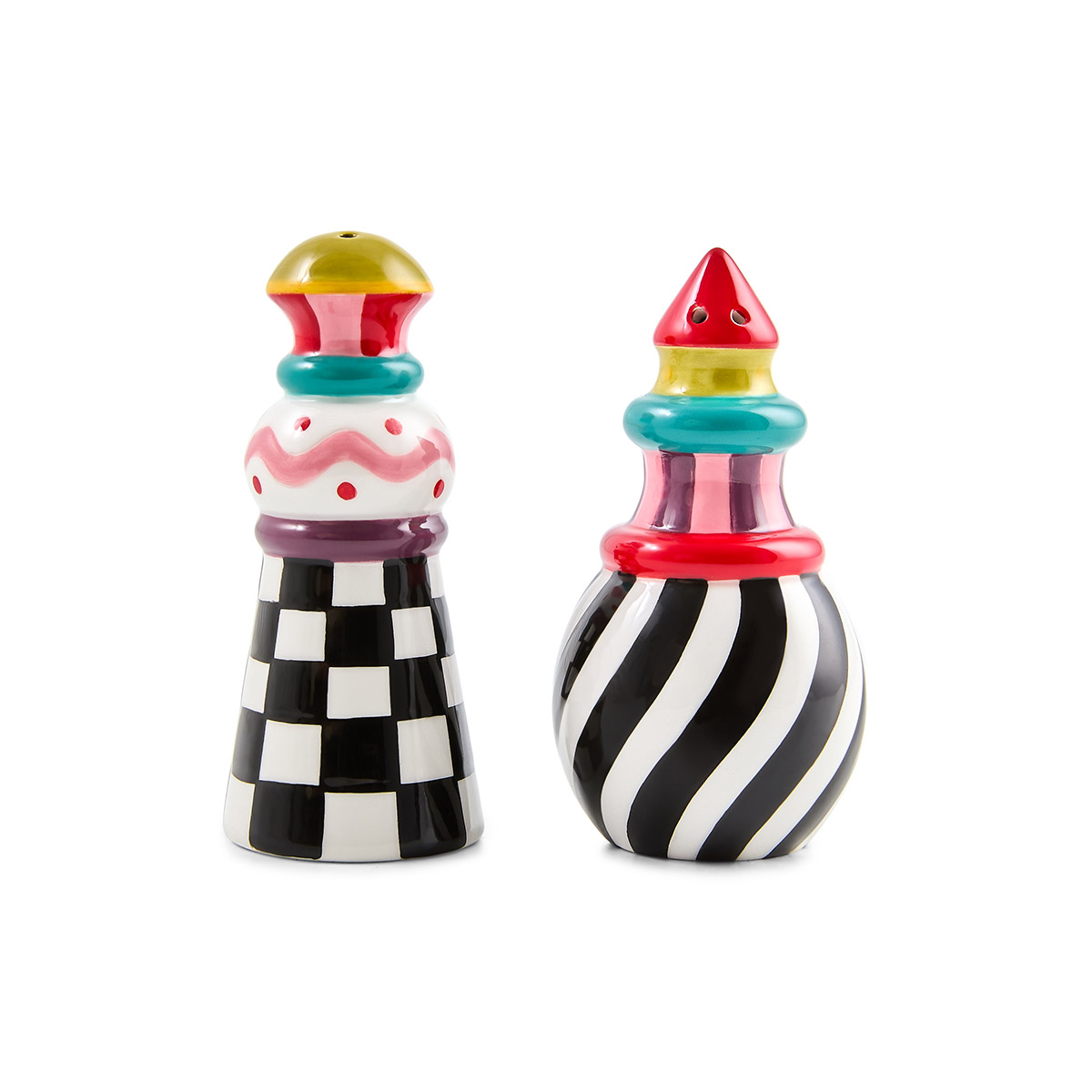 MacKenzie-Childs Jubilee Salt and Pepper Set