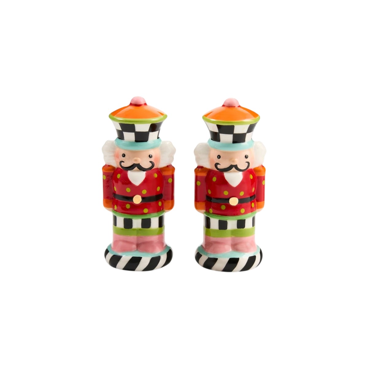 MacKenzie-Childs Confetti Nutcracker Salt and Pepper Set