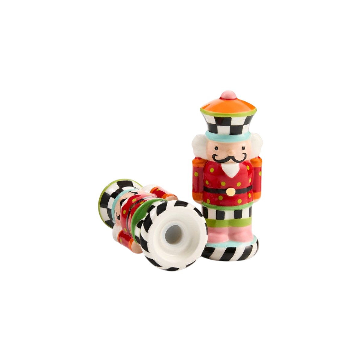 MacKenzie-Childs Confetti Nutcracker Salt and Pepper Set