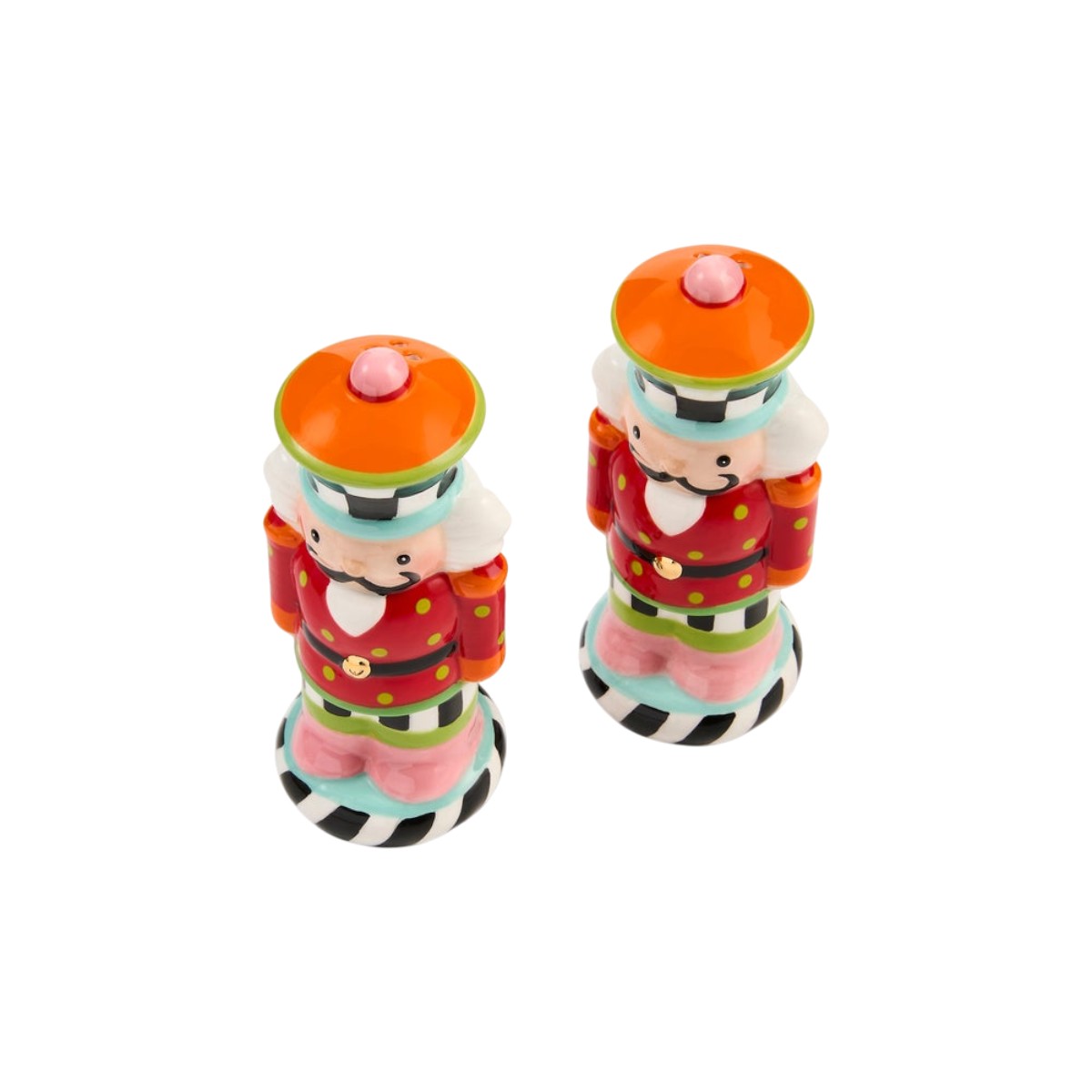 MacKenzie-Childs Confetti Nutcracker Salt and Pepper Set