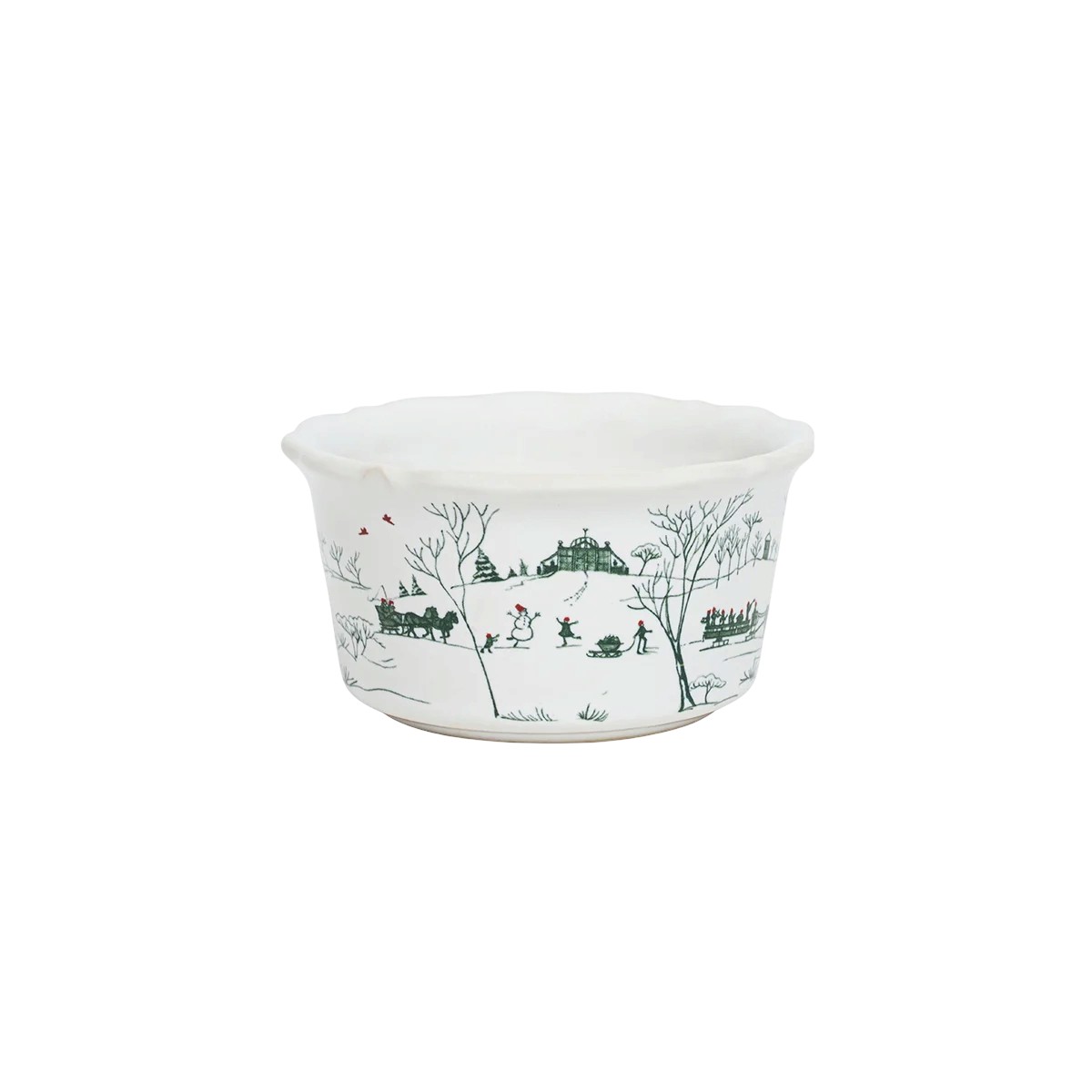 Juliska Country Estate Winter Frolic Ramekin, Evergreen