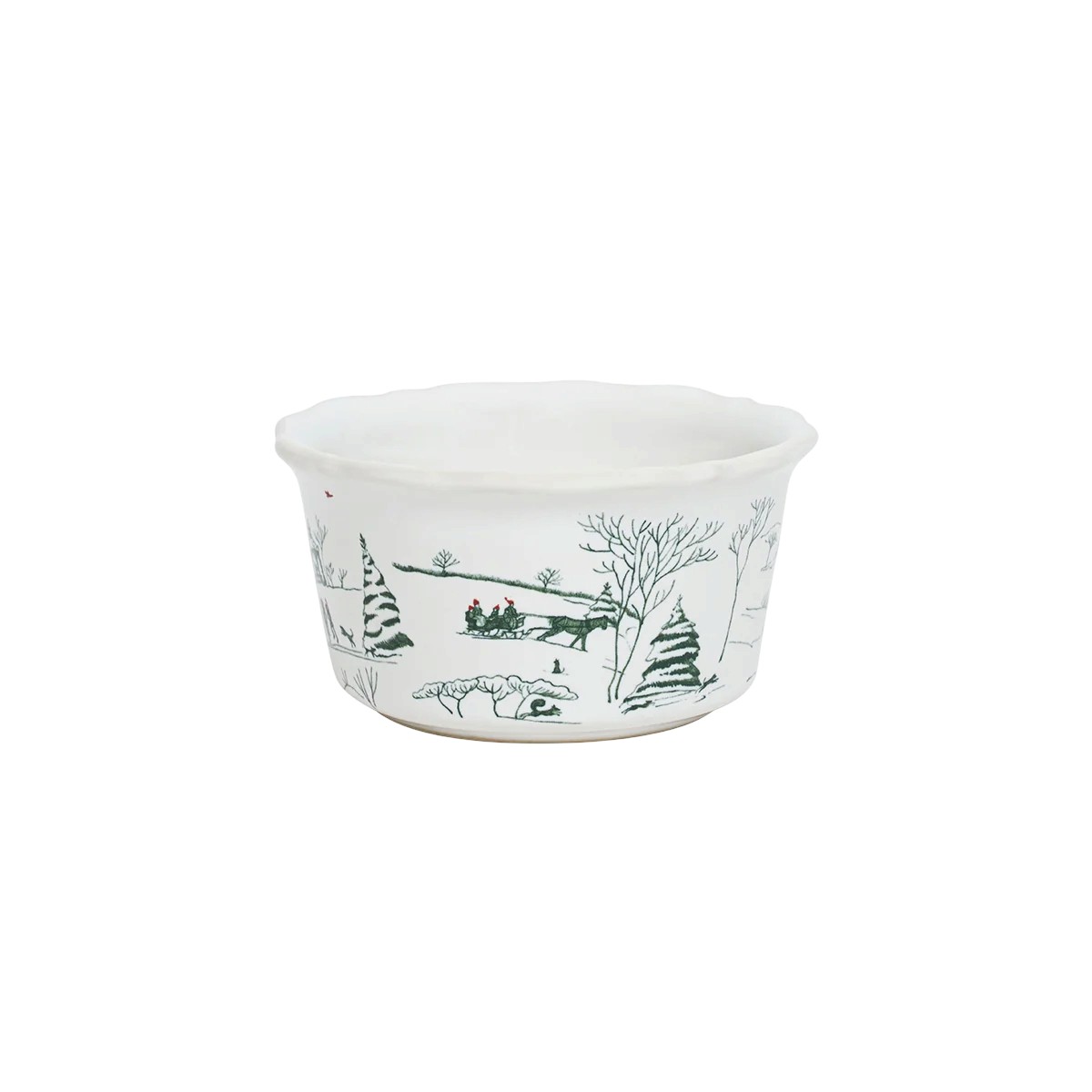Juliska Country Estate Winter Frolic Ramekin, Evergreen