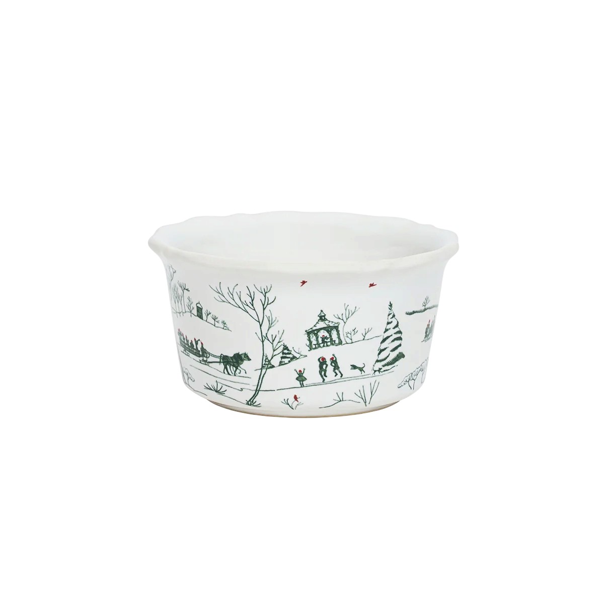 Juliska Country Estate Winter Frolic Ramekin, Evergreen