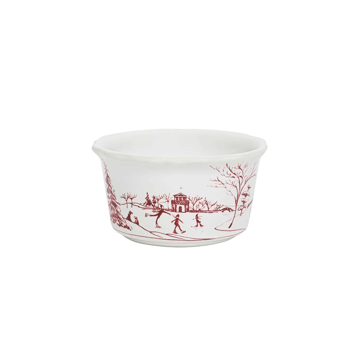 Juliska Country Estate Winter Frolic Ramekin, Ruby