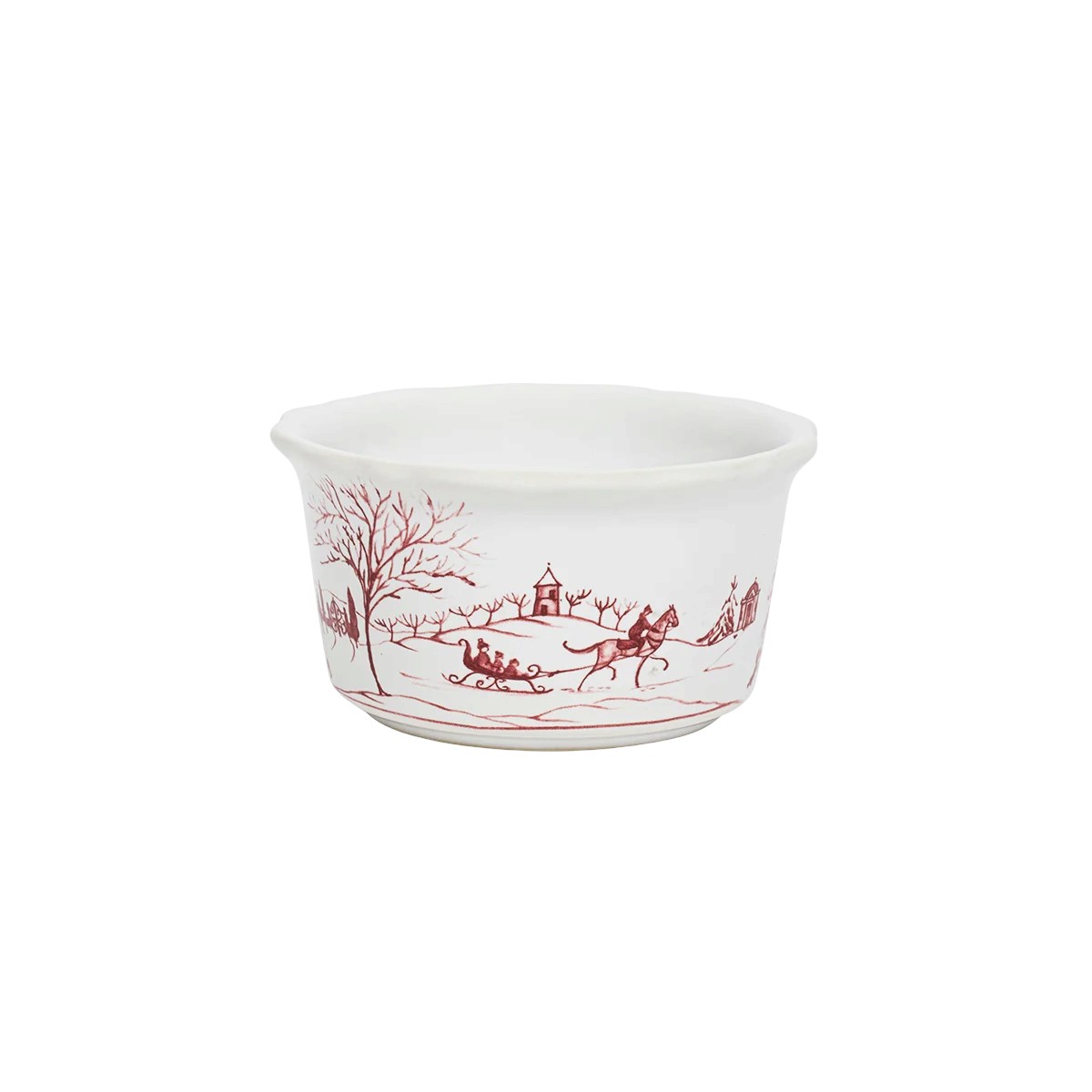 Juliska Country Estate Winter Frolic Ramekin, Ruby